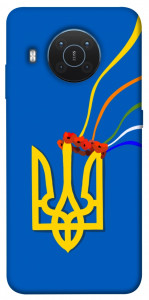 Чехол Квітучий герб для Nokia X10