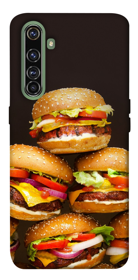 Чехол Сочные бургеры для Realme X50 Pro