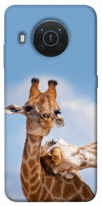 Чехол Милые жирафы для Nokia X20