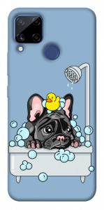 Чехол Dog in shower для Realme C15