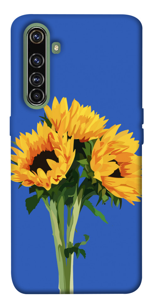 Чехол Bouquet of sunflowers для Realme X50 Pro