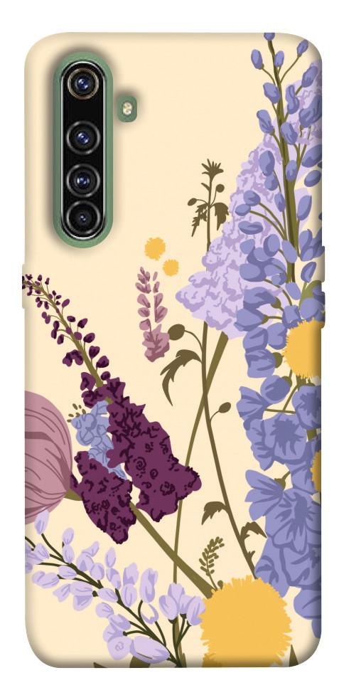 Чехол Flowers art для Realme X50 Pro