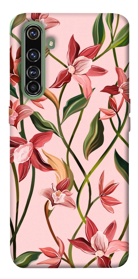 Чехол Floral motifs для Realme X50 Pro