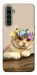 Чохол Cat in flowers для Realme X50 Pro