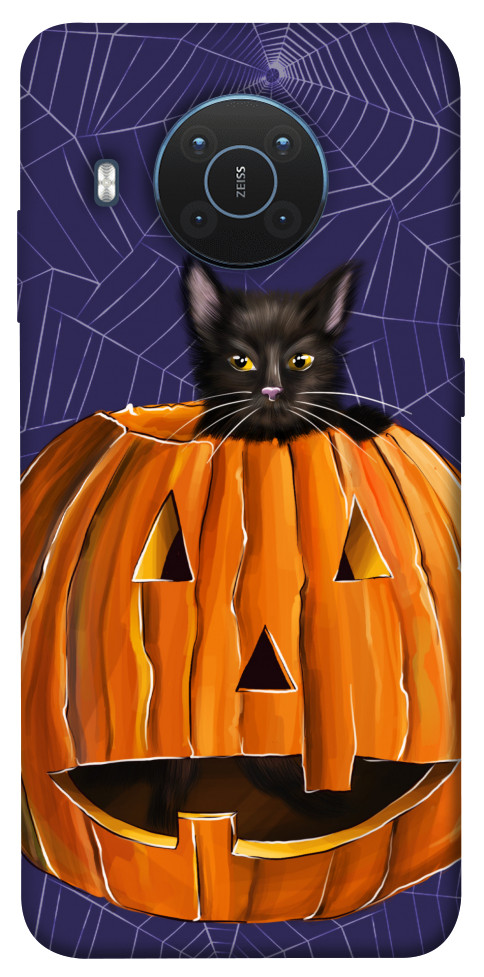 

Чохол Cat and pumpkin для Nokia X20 1553009