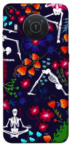 Чохол Yoga skeletons для Nokia X10