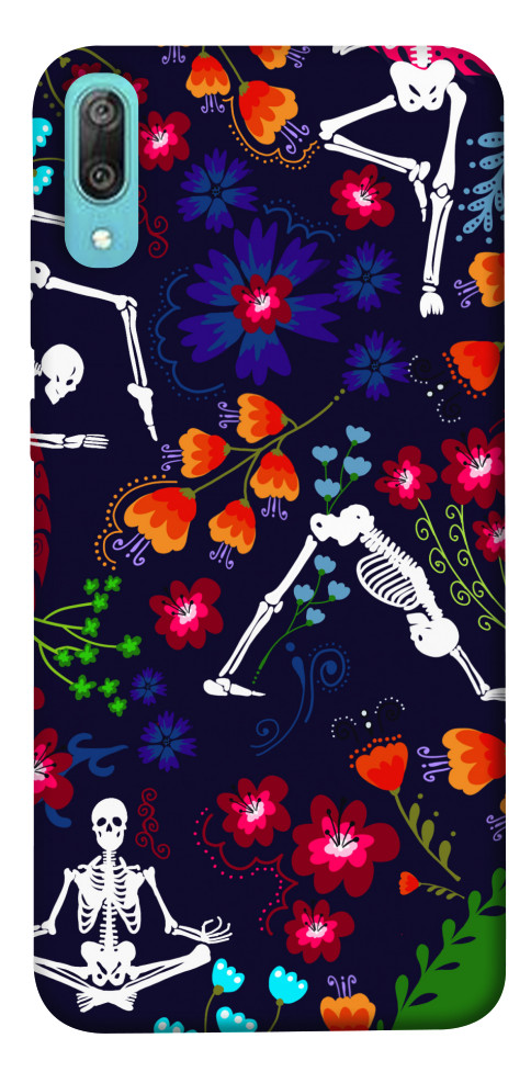 Чехол Yoga skeletons для Huawei Y6 Pro (2019)