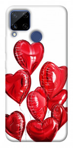 Чехол Heart balloons для Realme C15