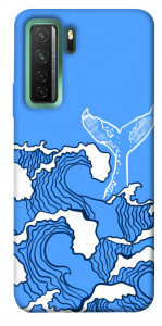 Чехол Голубой кит для Huawei nova 7 SE