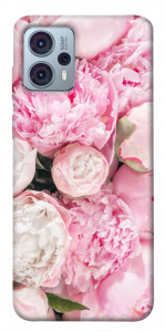 Чехол Pink peonies для Motorola Moto G23