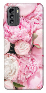 Чохол Pink peonies для Nokia G60