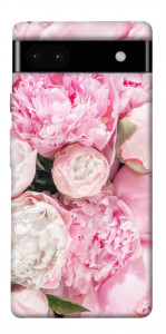 Чехол Pink peonies для Google Pixel 6A