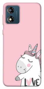 Чохол Unicorn love для Motorola Moto E13