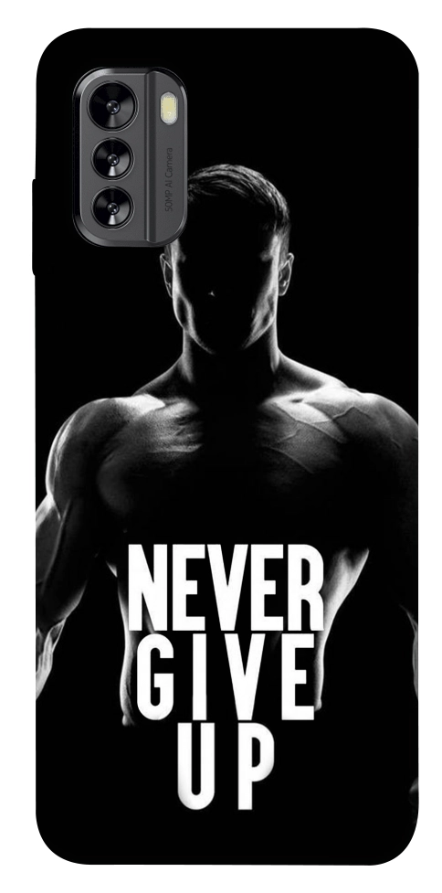 Чехол Never give up для Nokia G60