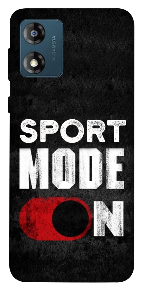 Чехол Sport mode on для Motorola Moto E13