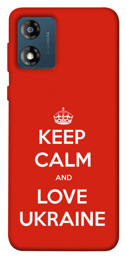 

Чохол Keep calm and love Ukraine для Motorola Moto E13 1554381