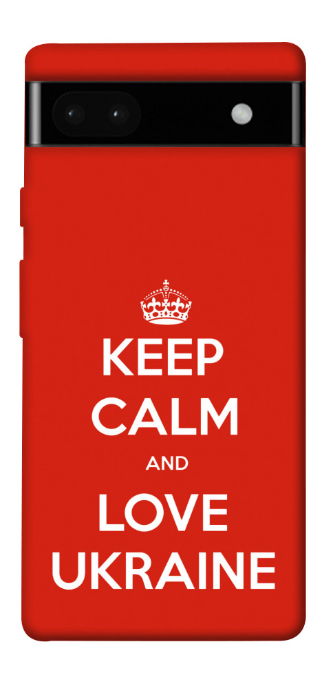 

Чехол Keep calm and love Ukraine для Google Pixel 6A 1554385