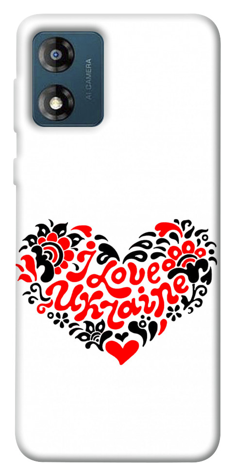 

Чохол З Україною у серці для Motorola Moto E13 1554466