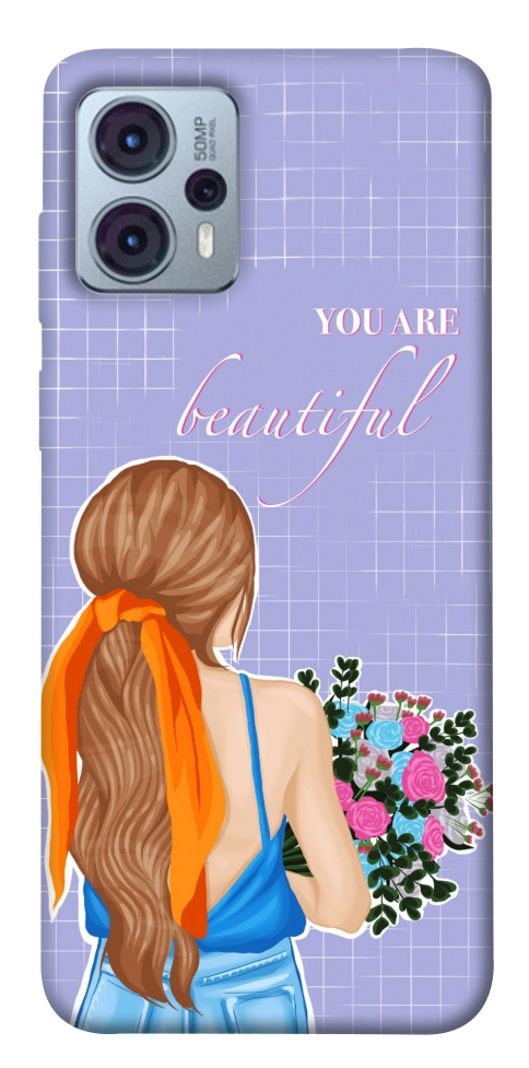 Чохол You are beautiful для Motorola Moto G23