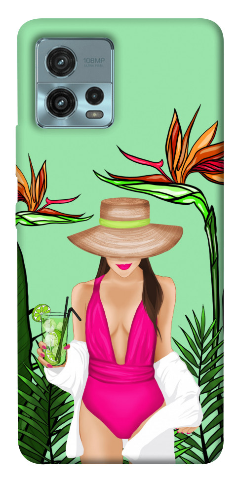 

Чехол Tropical girl для Motorola Moto G72 1554798