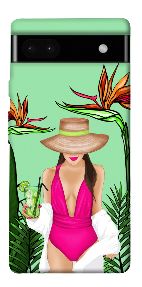 

Чохол Tropical girl для Google Pixel 6A 1554800