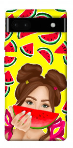 Чохол Watermelon girl для Google Pixel 6A