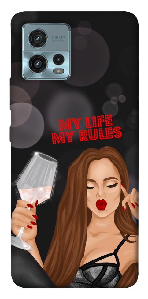 Чехол My life my rules для Motorola Moto G72