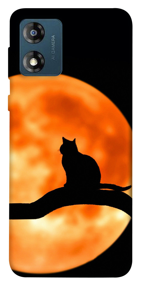

Чехол Кот на фоне луны для Motorola Moto E13 1554886