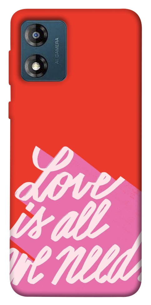 

Чехол Love is all need для Motorola Moto E13 1554926