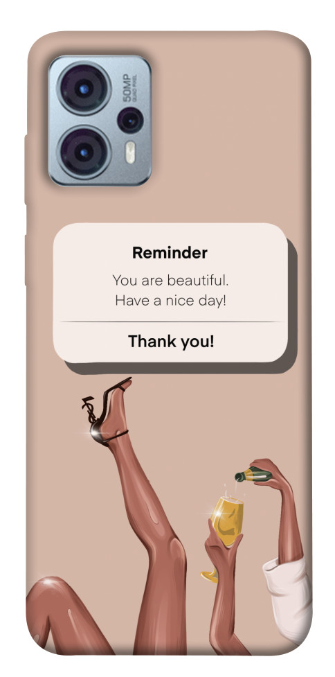

Чехол Beautiful reminder для Motorola Moto G23 1555117