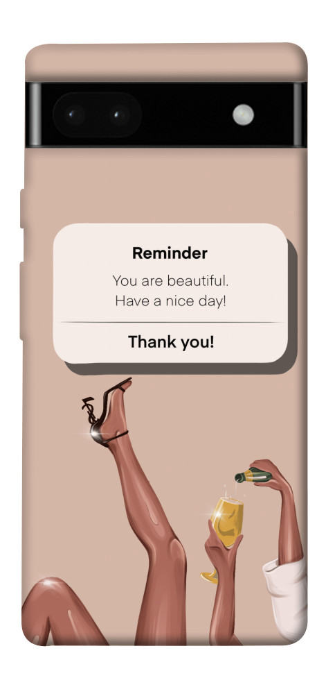 

Чехол Beautiful reminder для Google Pixel 6A 1555120