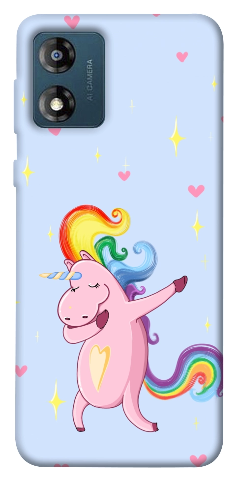 Чехол Unicorn party для Motorola Moto E13