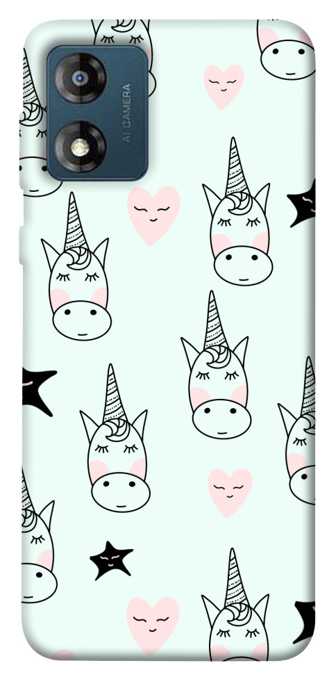 

Чехол Heart unicorn для Motorola Moto E13 1555396