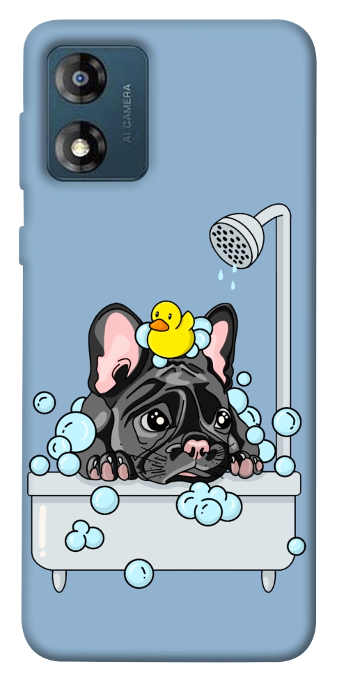 Чехол Dog in shower для Motorola Moto E13