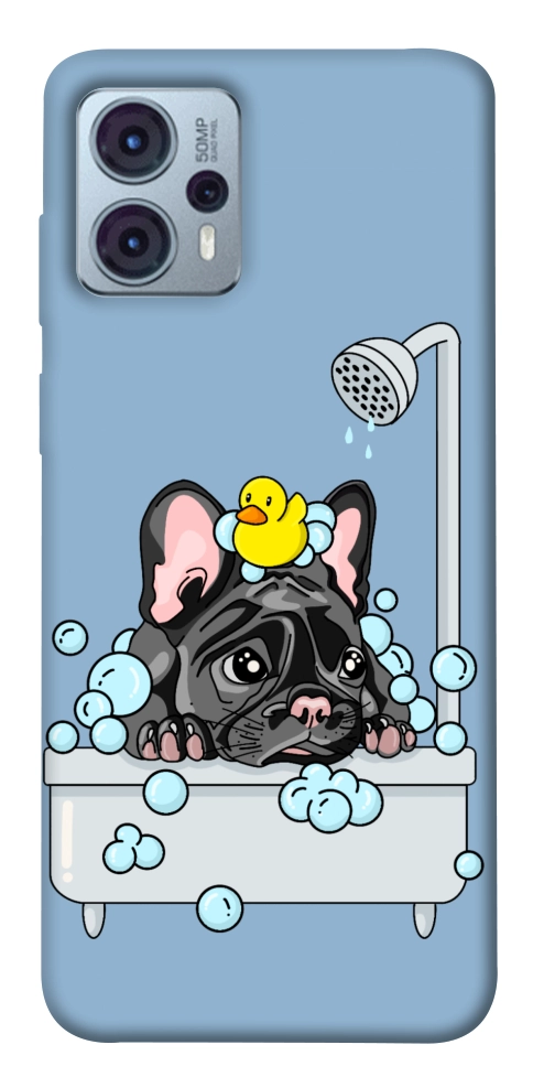 Чохол Dog in shower для Motorola Moto G23