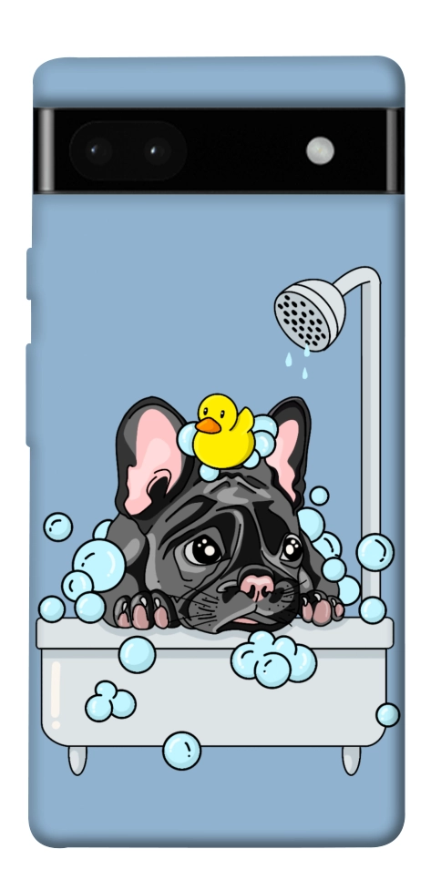 Чехол Dog in shower для Google Pixel 6A