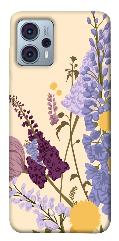 Чохол Flowers art для Motorola Moto G23