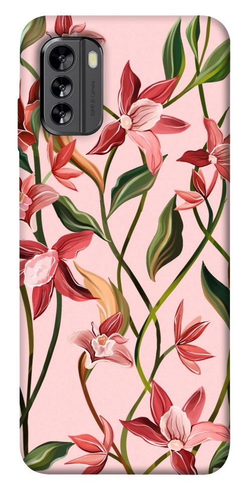 Чехол Floral motifs для Nokia G60