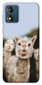 Чехол Funny llamas для Motorola Moto E13