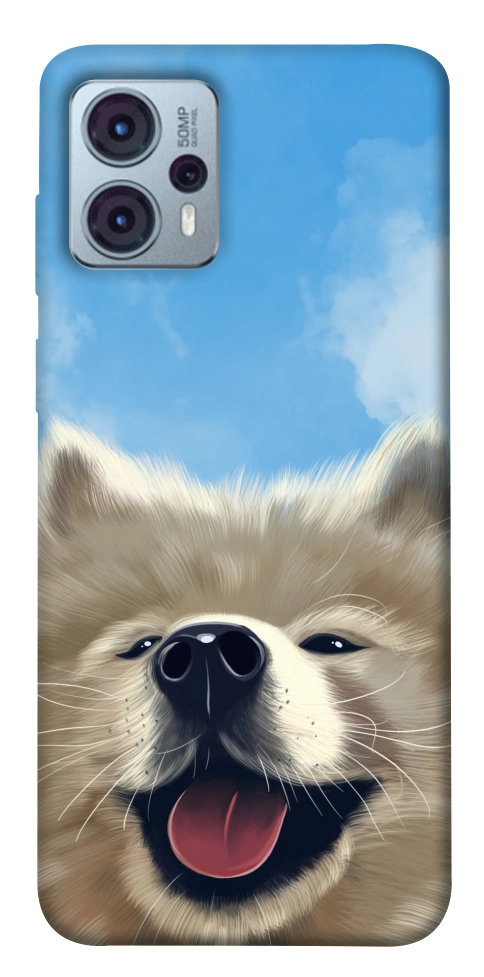 Чохол Samoyed husky для Motorola Moto G23