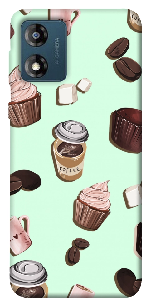 Чехол Coffee and sweets для Motorola Moto E13