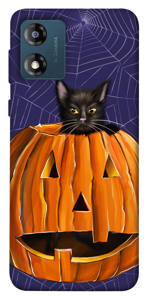 

Чехол Cat and pumpkin для Motorola Moto E13 1555776