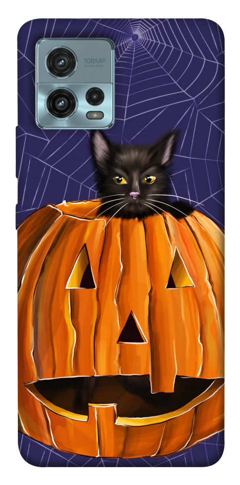 

Чохол Cat and pumpkin для Motorola Moto G72 1555778