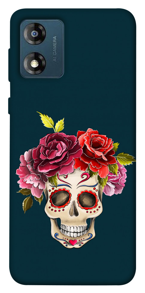 

Чехол Flower skull для Motorola Moto E13 1555781