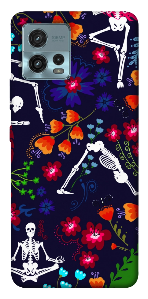 Чехол Yoga skeletons для Motorola Moto G72