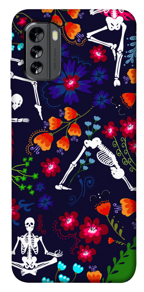 Чохол Yoga skeletons для Nokia G60