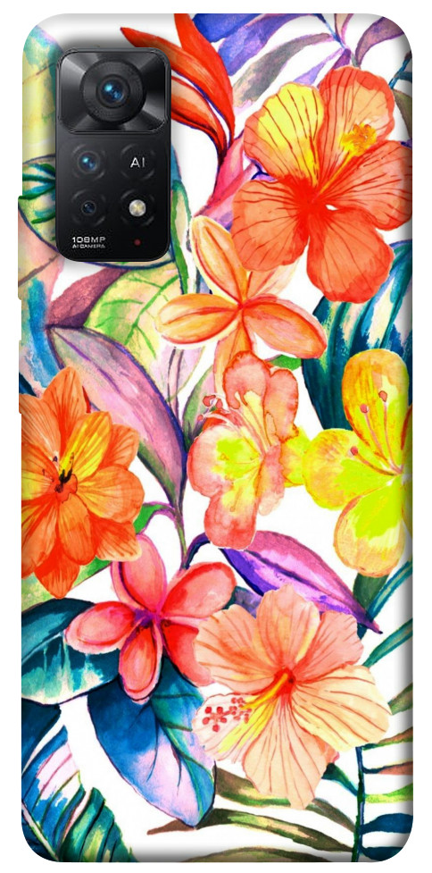

Чехол Цветочный коктейль для Xiaomi Redmi Note 12 Pro 1561810