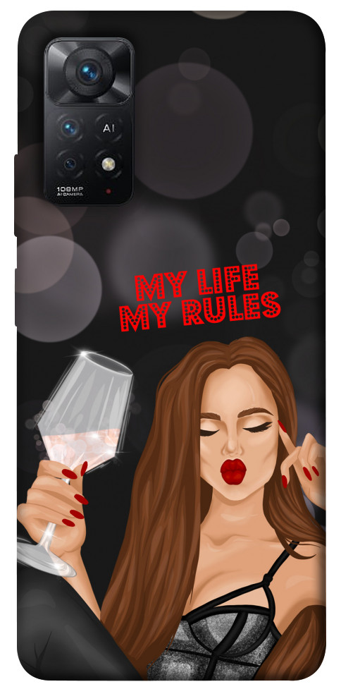 Чехол My life my rules для Xiaomi Redmi Note 12 Pro