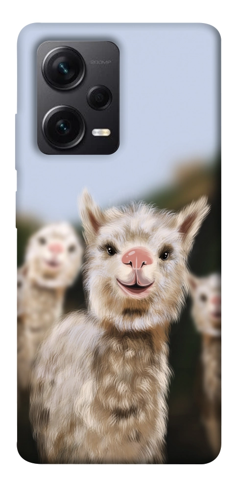 Чехол Funny llamas для Xiaomi Redmi Note 12 Pro+