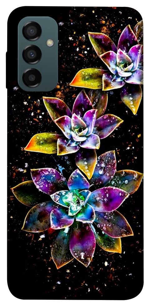 Чохол Flowers on black для Galaxy M14 5G